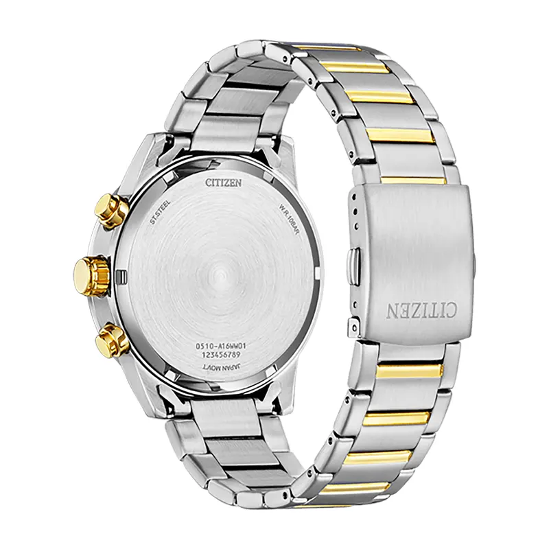 Citizen Chronograph Tachymeter Bezel Blue Dial Men's WAtch- AN3684-59L